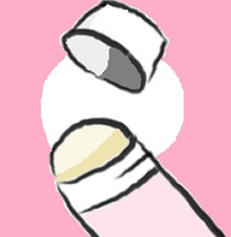 リップクリームでケアする